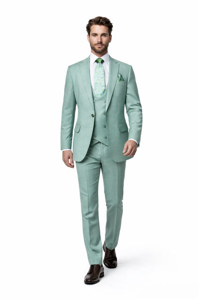 Rossi Man MAX RM1821 Slim Fit 3-Piece Suit – Contemporary Men’s Formalwear