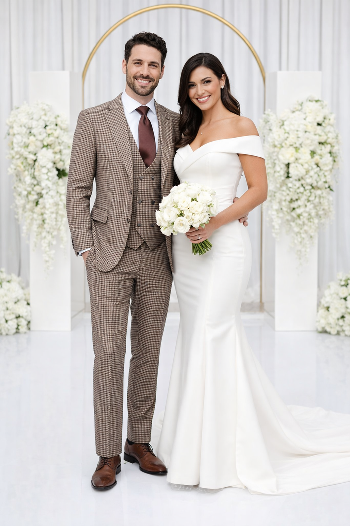 Rossi Man MAX RM1839 Slim Fit 3-Piece Suit – Men’s Formalwear