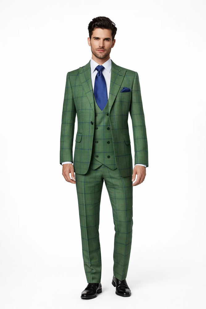 Rossi Man MAX RM1841 Slim Fit 3-Piece Suit – Men’s Formalwear