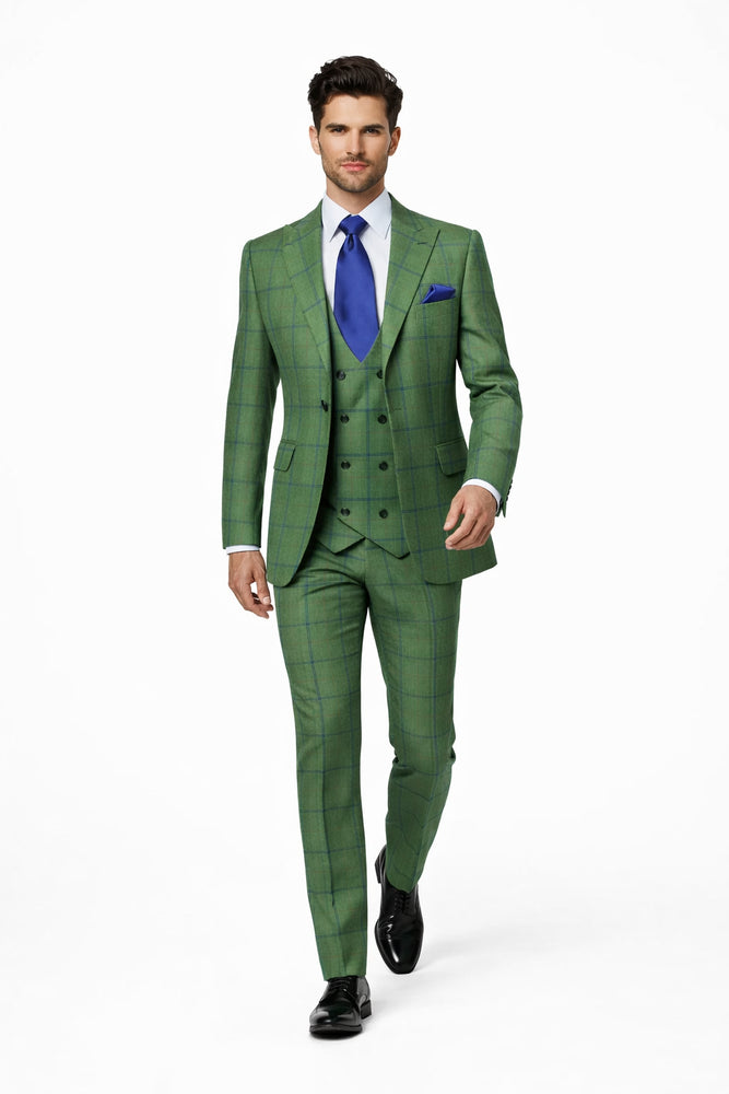 Rossi Man MAX RM1841 Slim Fit 3-Piece Suit – Men’s Formalwear