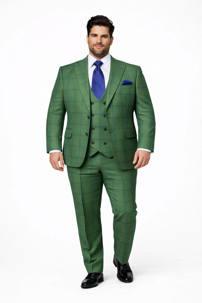Rossi Man MAX RM1841 Slim Fit 3-Piece Suit – Men’s Formalwear