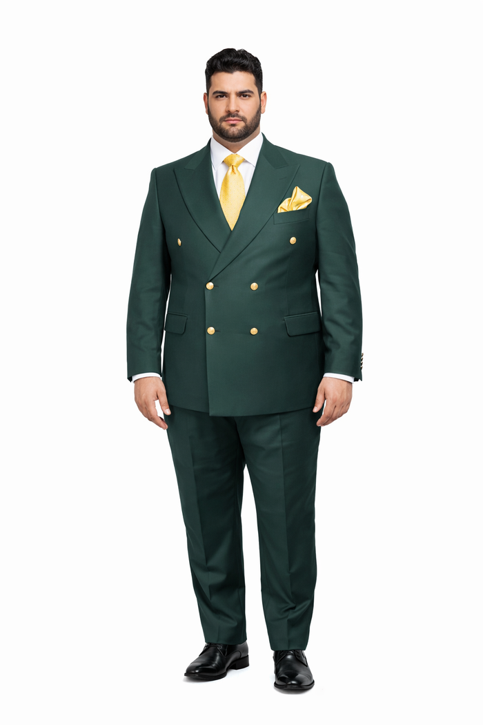 Rossi Man Milano RM1190 Bold Green Slim Fit Suit – Modern Men’s Formalwear