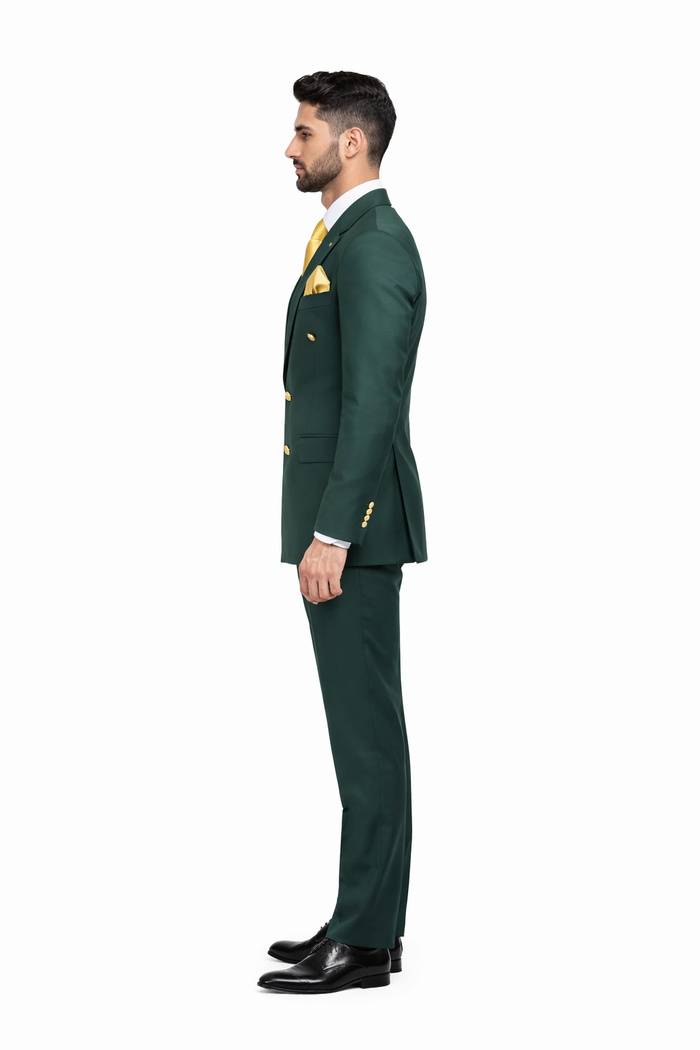 Rossi Man Milano RM1190 Bold Green Slim Fit Suit – Modern Men’s Formalwear