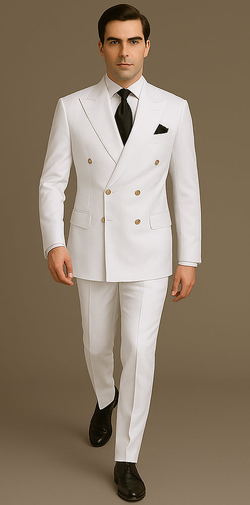 Rossi Man Milano RM1374 – Men's Modern 3-Piece Suit | Stylish Formal Wear Set