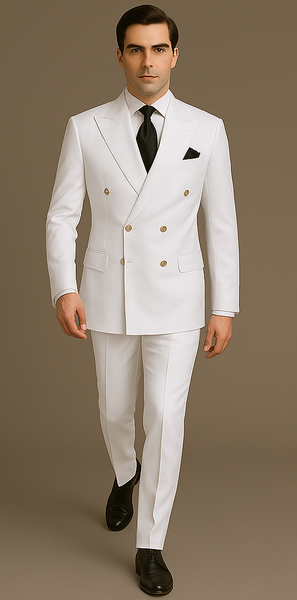Rossi Man Milano RM1374 – Men's Modern 3-Piece Suit | Stylish Formal Wear Set