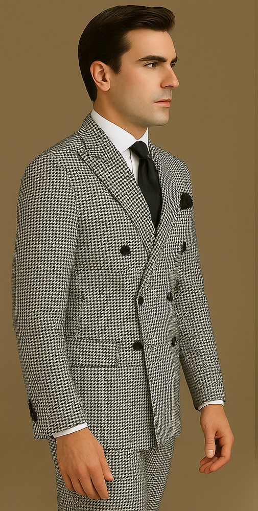 Rossi Man Milano RM1588 – Men's Modern 3-Piece Slim Fit Suit | Stylish Formal Outfit