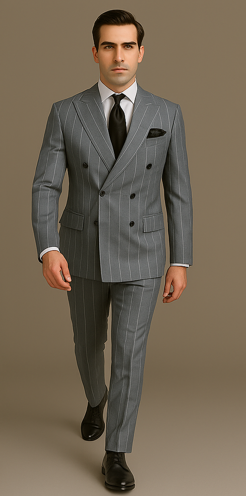 Rossi Man Milano RM1726 – Men's Modern Fit 3-Piece Suit | Stylish Formal