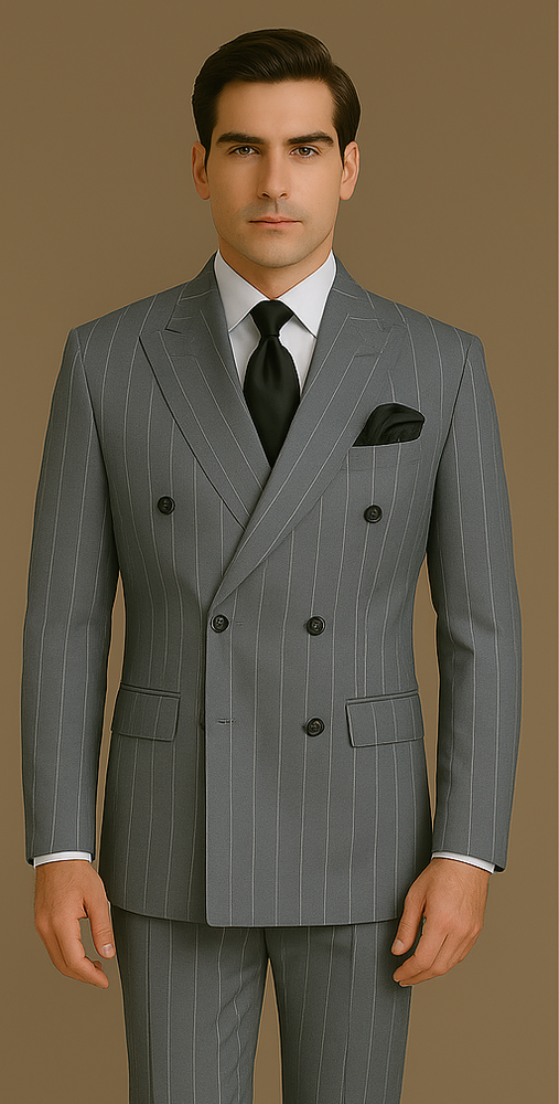 Rossi Man Milano RM1726 – Men's Modern Fit 3-Piece Suit | Stylish Formal