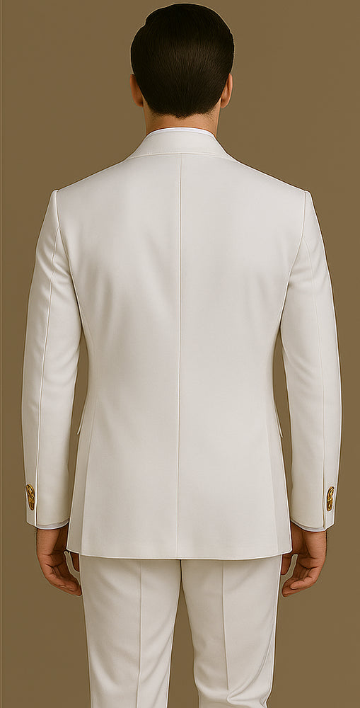 Rossi Man Milano RM1770 – Men's Modern Slim Fit 3-Piece Suit | Formal