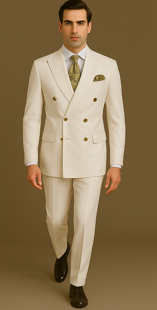 Rossi Man Milano RM1770 – Men's Modern Slim Fit 3-Piece Suit | Formal