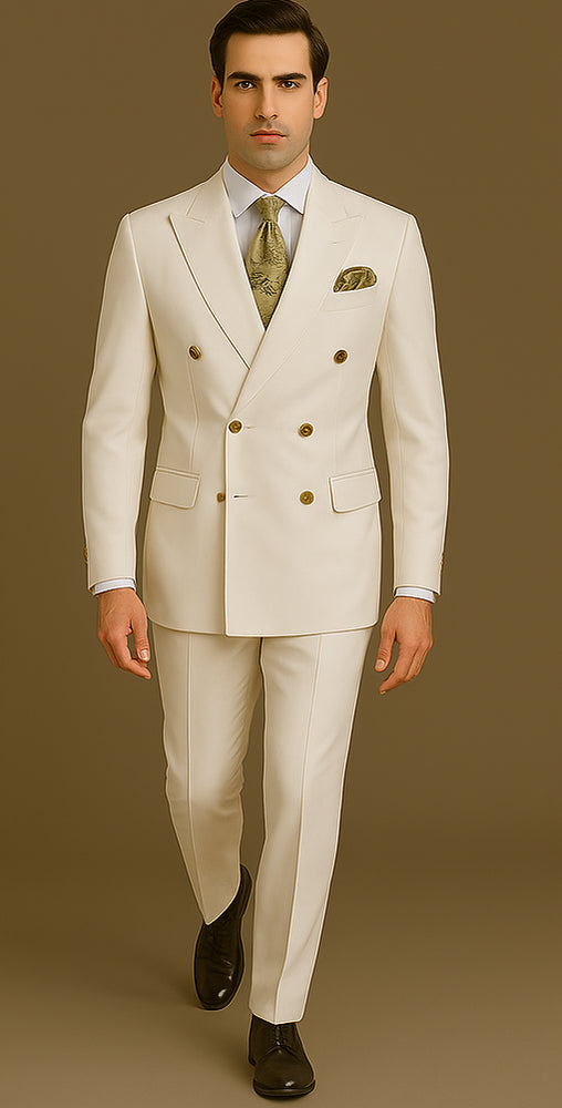 Rossi Man Milano RM1770 – Men's Modern Slim Fit 3-Piece Suit | Formal