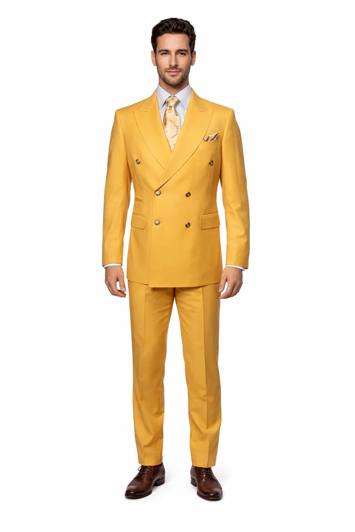 Rossi Man Milano RM1772 Men’s Tailored 3-Piece Suit – Formalwear Set