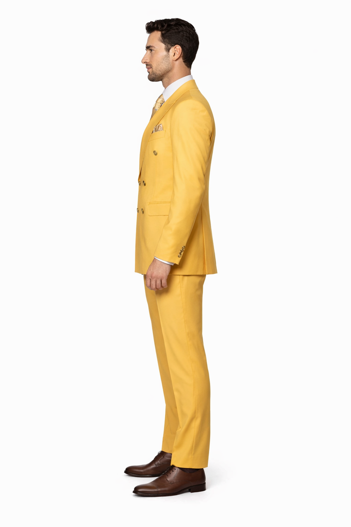 Rossi Man Milano RM1772 Men’s Tailored 3-Piece Suit – Formalwear Set