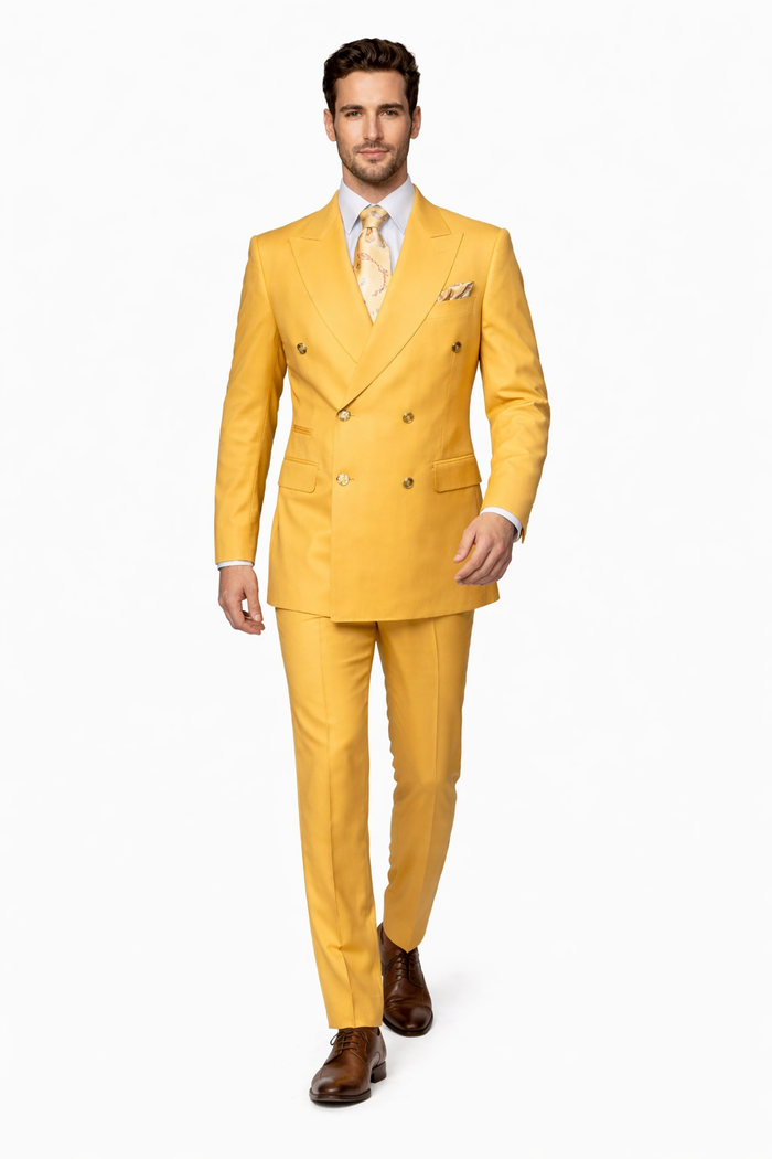 Rossi Man Milano RM1772 Men’s Tailored 3-Piece Suit – Formalwear Set