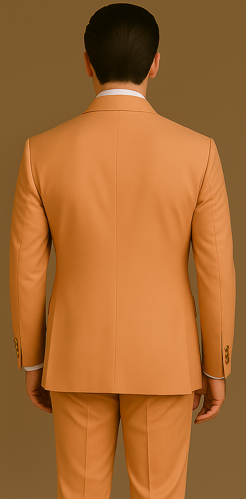 Rossi Man Milano RM1774 – Men's Modern Fit 3-Piece Suit | Stylish Formal Outfit