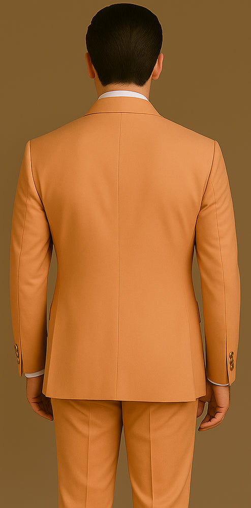 Rossi Man Milano RM1774 – Men's Modern Fit 3-Piece Suit | Stylish Formal Outfit