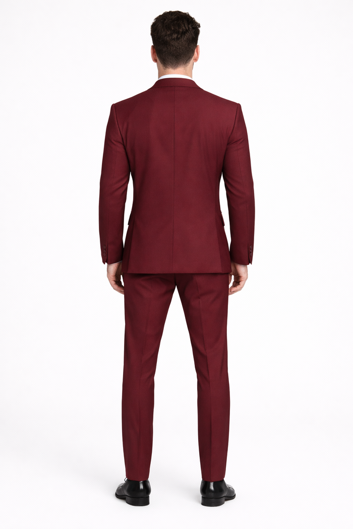 Rossi Man RM1174 – Modern Slim Fit Sydney II 3-Piece Suit for Men - Elegant Tailored Formalwear