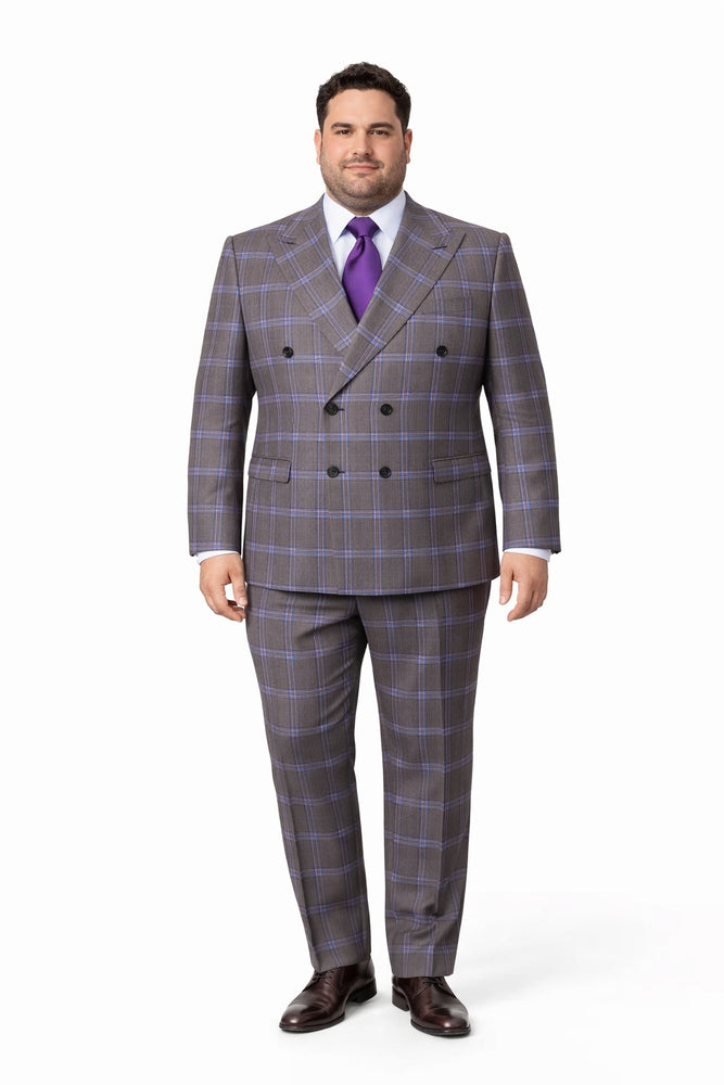 Rossi Man RM1846 Men’s Classic Navy 2-Piece Suit – Elegant Tailored Fit Formal & Business Wear from the Milano Collection