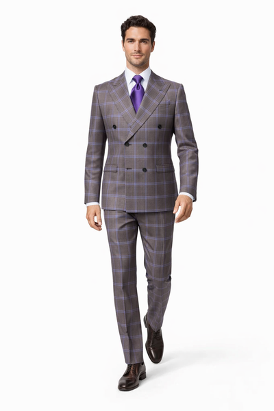 Rossi Man RM1846 Men’s Classic Navy 2-Piece Suit – Elegant Tailored Fit Formal & Business Wear from the Milano Collection