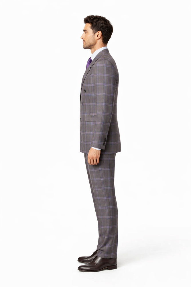 Rossi Man RM1846 Men’s Classic Navy 2-Piece Suit – Elegant Tailored Fit Formal & Business Wear from the Milano Collection