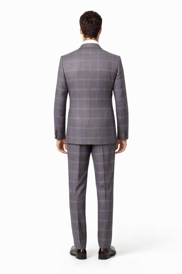Rossi Man RM1846 Men’s Classic Navy 2-Piece Suit – Elegant Tailored Fit Formal & Business Wear from the Milano Collection