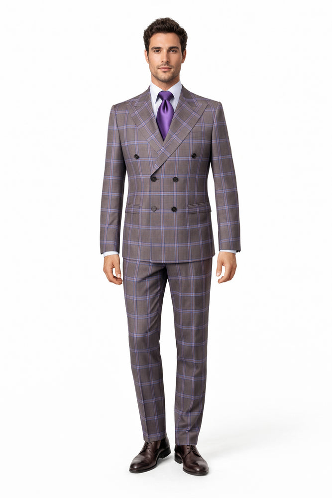 Rossi Man RM1846 Men’s Classic Navy 2-Piece Suit – Elegant Tailored Fit Formal & Business Wear from the Milano Collection