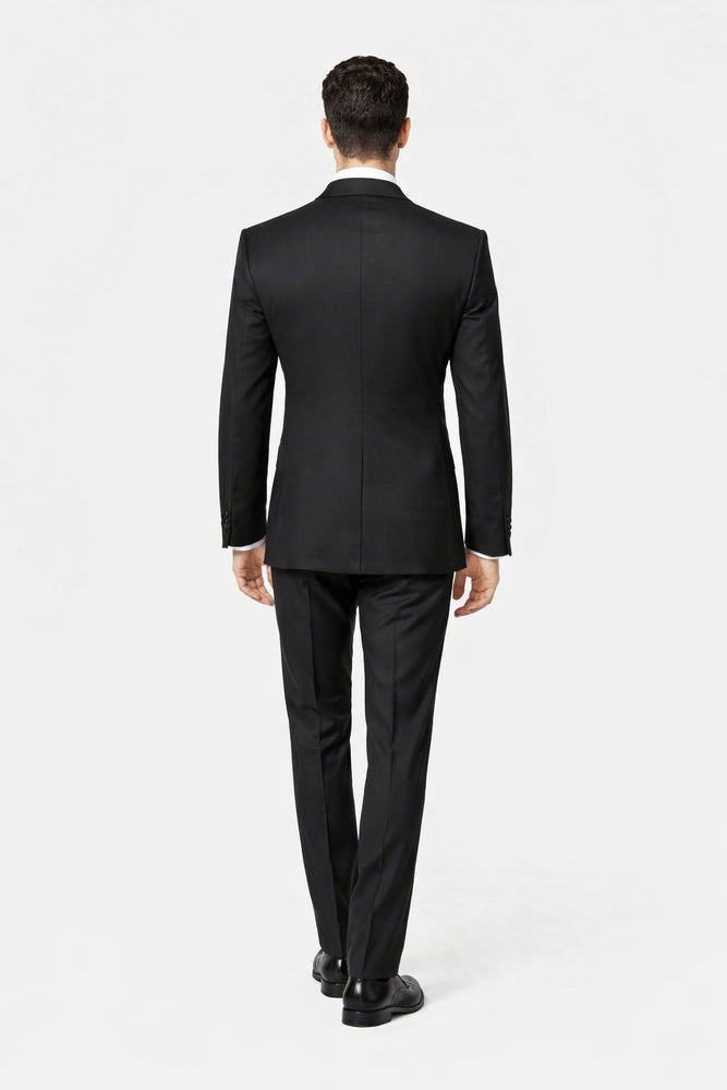 Rossi Man RM2301 – Sam Collection Men’s Slim Fit Formal Suit in Black