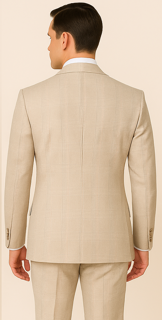 Rossi Man Sam RM2314 – Elegant 3-Piece Tailored Suit for Business & Formal Wear