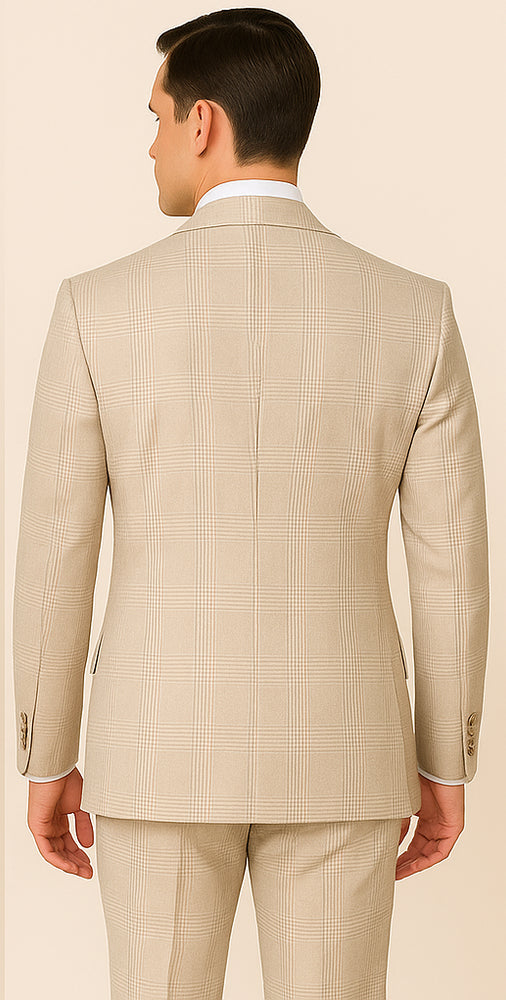 Rossi Man Sam RM2314 – Elegant 3-Piece Tailored Suit for Business & Formal Wear