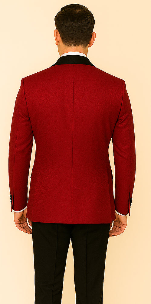 Rossi Man RM1448 – Elegant Smoking Style 3-Piece Tuxedo Set for Men