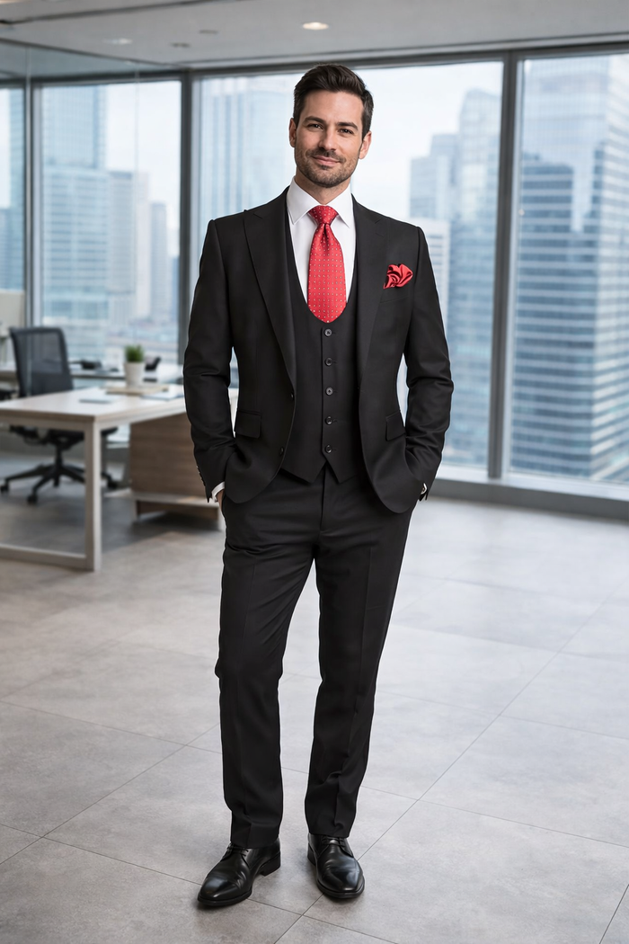 Rossi Man Sydney II RM1101 – Slim Fit Formal Suit for Men