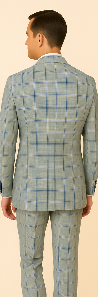 Rossi Man Tom RM1856 – Modern Fit 2-Piece Suit for Stylish Men