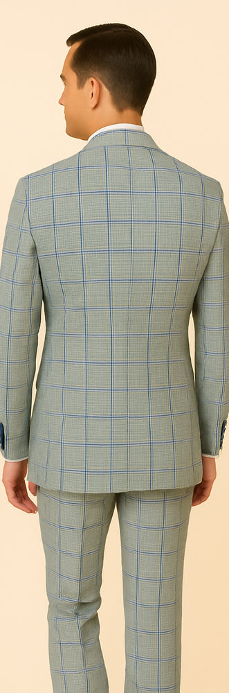 Rossi Man Tom RM1856 – Modern Fit 2-Piece Suit for Stylish Men