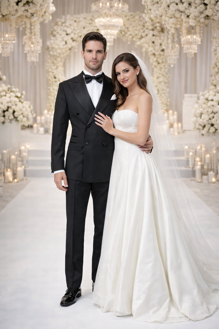 Rossi Man Zeus RM1001 Premium Men’s Tuxedo – Slim Fit Formal Suit