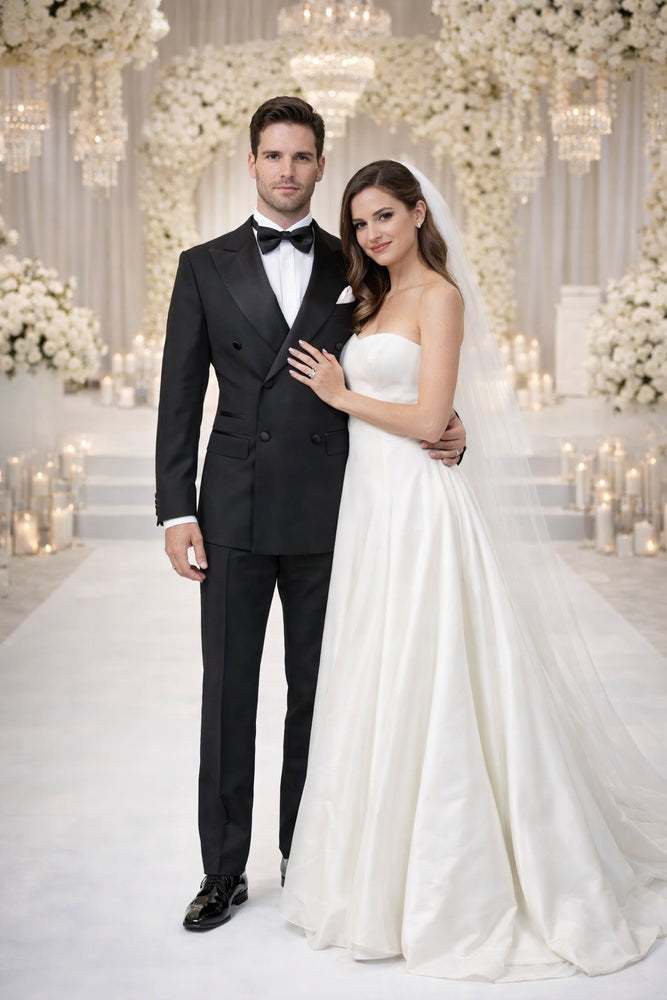 Rossi Man Zeus RM1001 Premium Men’s Tuxedo – Slim Fit Formal Suit