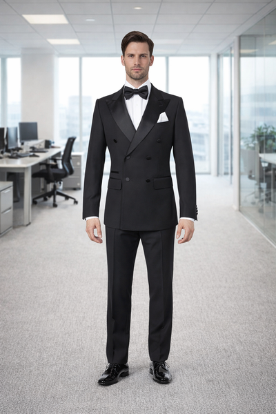 Rossi Man Zeus RM1001 Premium Men’s Tuxedo – Slim Fit Formal Suit