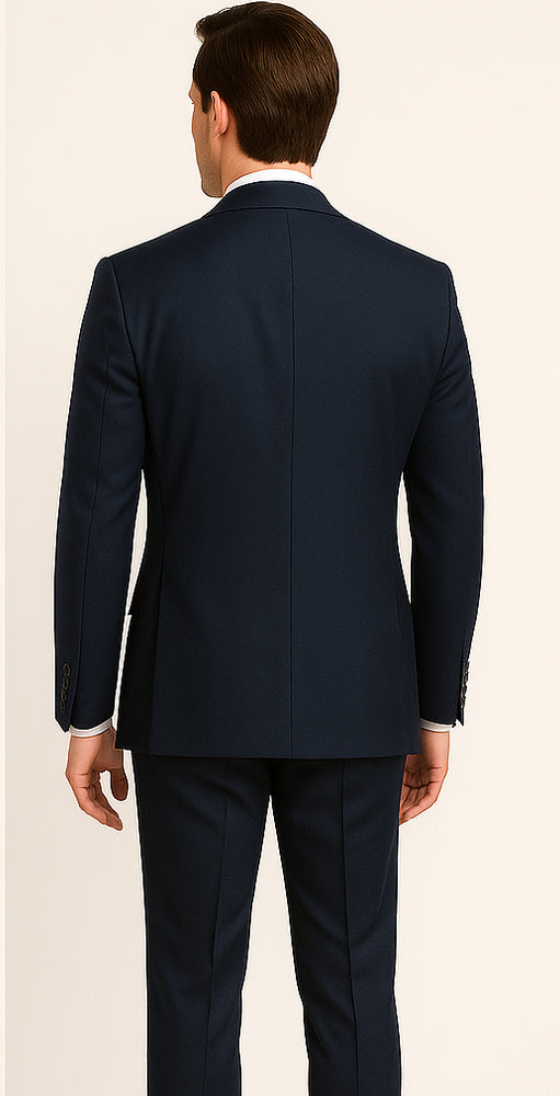 Rossiman Men's Blue Slim Fit Suit – Modern Tailored Formalwear