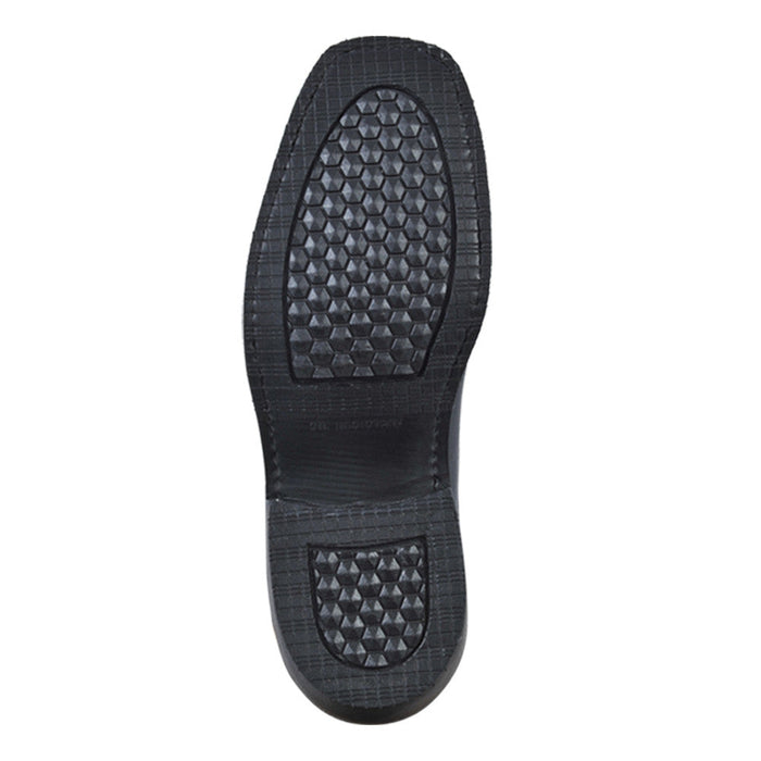Men's black biker boot
