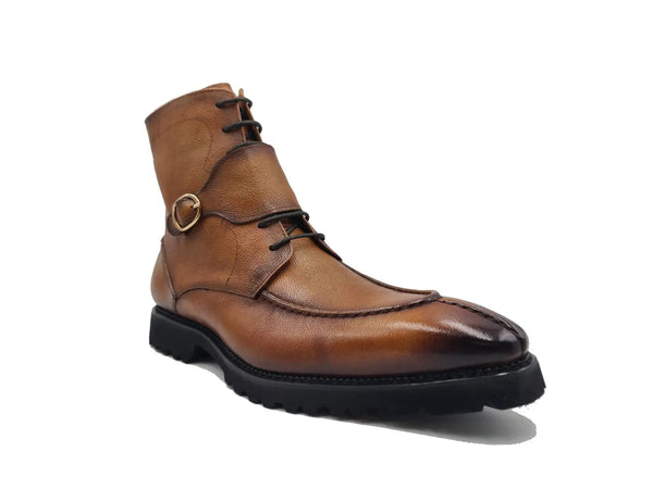 Carrucci Rugged Split Toe Lace-up Boot