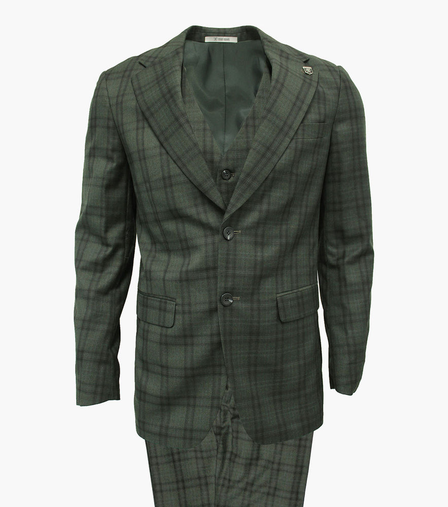 HACKMAN 3 Piece Vested Suit