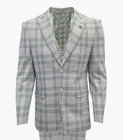 ROCHE 3 Piece Vested Suit