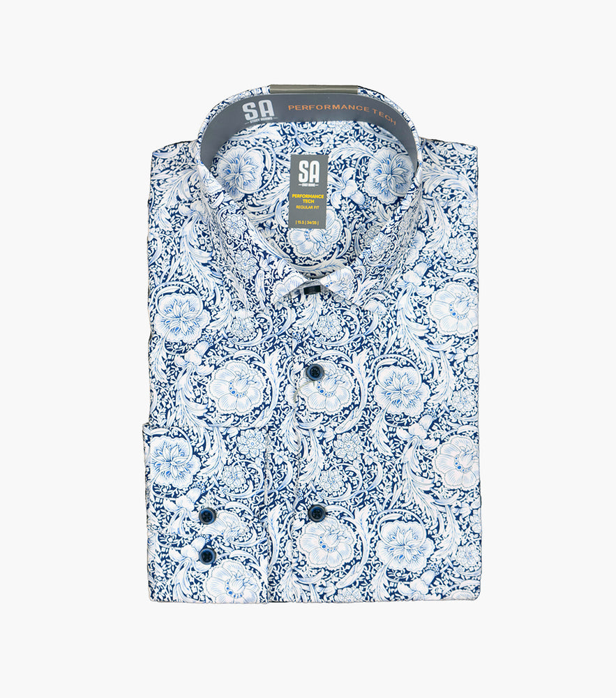 Stacy Adams Harbough Dress Shirt Spread Collar by Stacy Adams Shoes
