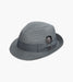 BELMONT FEDORA Poly Braid Pinch Front Hat