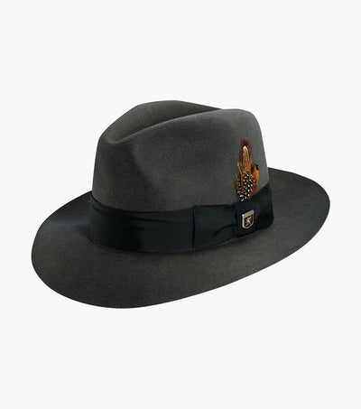 AUGUST FEDORA Wool Felt Pinch Front Hat