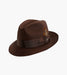 AUGUST FEDORA Wool Felt Pinch Front Hat