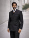 Statement Men's Double Breasted Black Fashion Suit Tailored Fit Siena