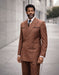 Statement Men's Double Breasted Copper Modern Fit Suit Siena