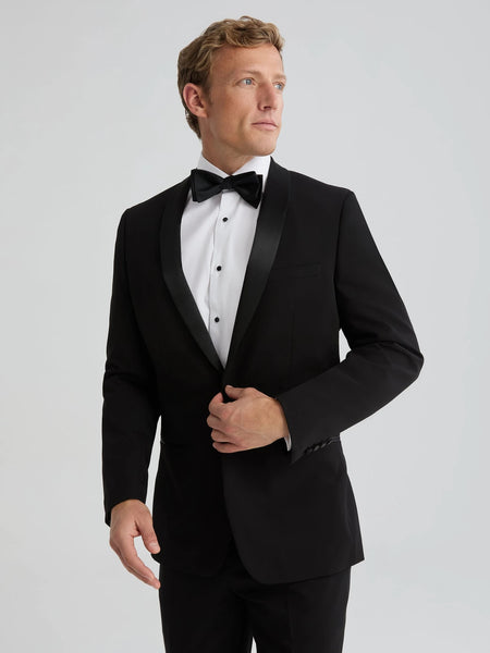 Mens Black Shawl Lapel Tuxedo
