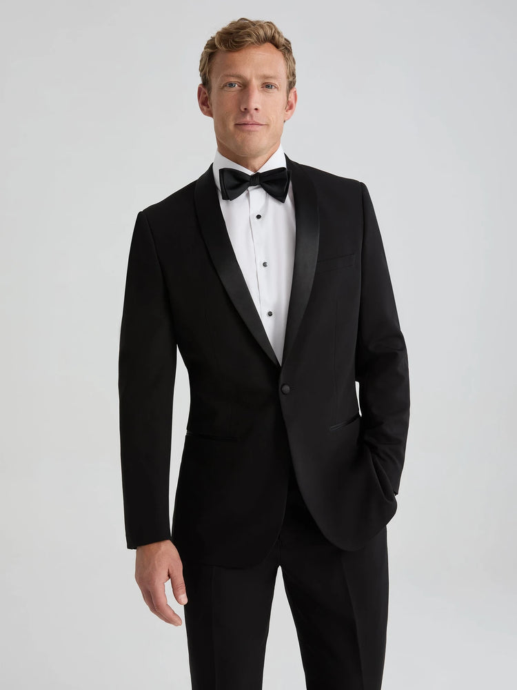 Mens Black Shawl Lapel Tuxedo