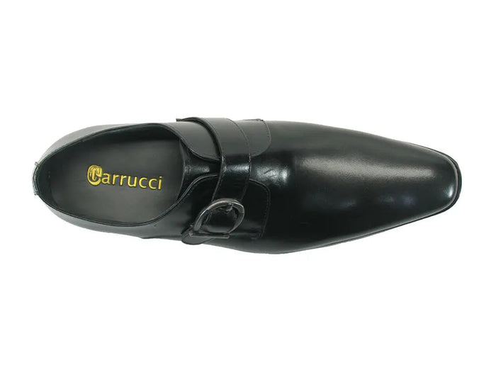Carrucci Signature Buckle Monk Strap Shoe